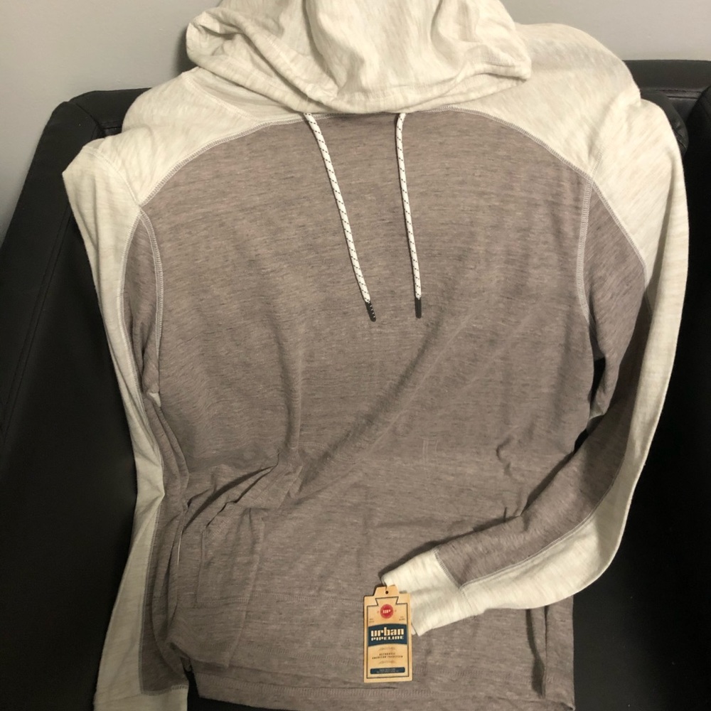 Beige Urban Pipeline Hoodie - M Size - Brand New